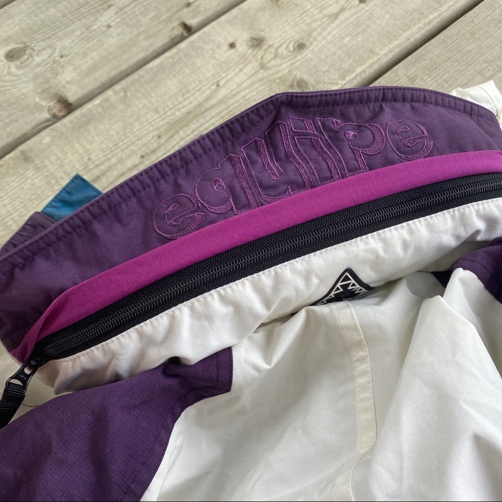 Helly Hansen White and Purple Ski Jacket - Picture 13 of 16